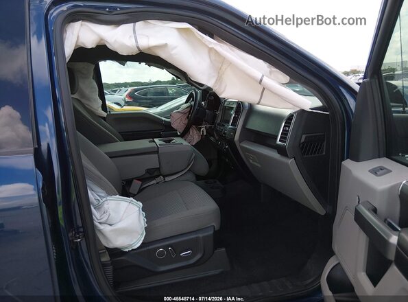 1FTEW1EF7GKF43951 2016 FORD F150 Blue Vista interior delantera