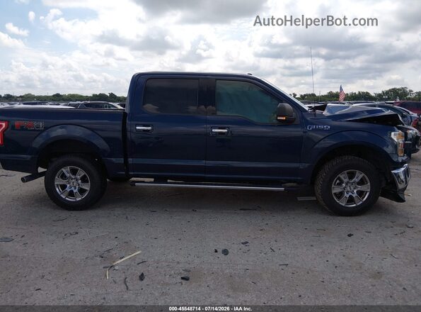 1FTEW1EF7GKF43951 2016 FORD F150 Blue Vista interior trasera
