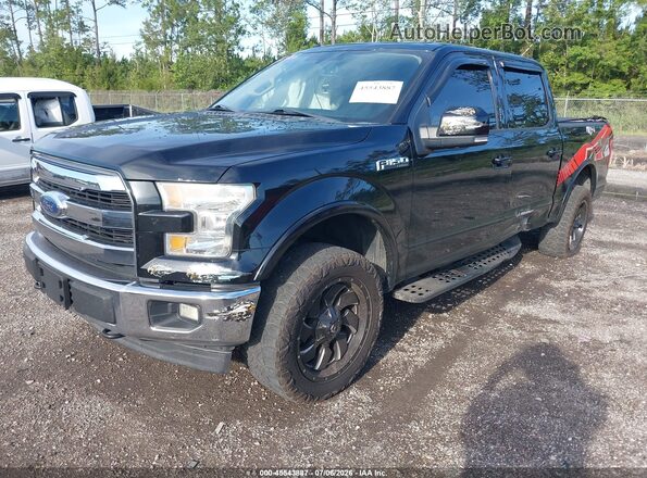 1FTEW1EF7HFB34701 2017 FORD F150 Black Front left