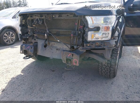 1FTEW1EF7HFC40274 2017 FORD F150 Black წინა ხედი