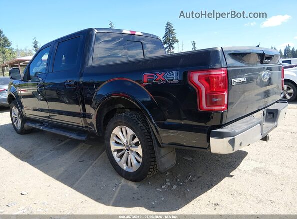 1FTEW1EF7HFC40274 2017 FORD F150 Black უკანა მარცხენა