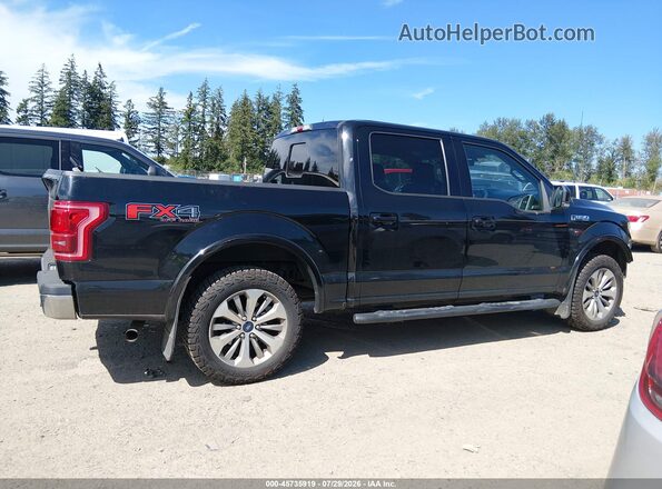 1FTEW1EF7HFC40274 2017 FORD F150 Black სალონის 360-გრადუსიანი ხედი
