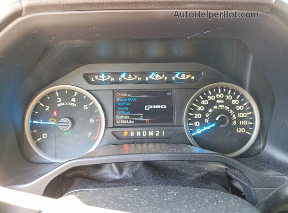 1FTEW1EF8GFA03369 2016 FORD F150 Silver ხელსაწყოთა პანელის ხედი