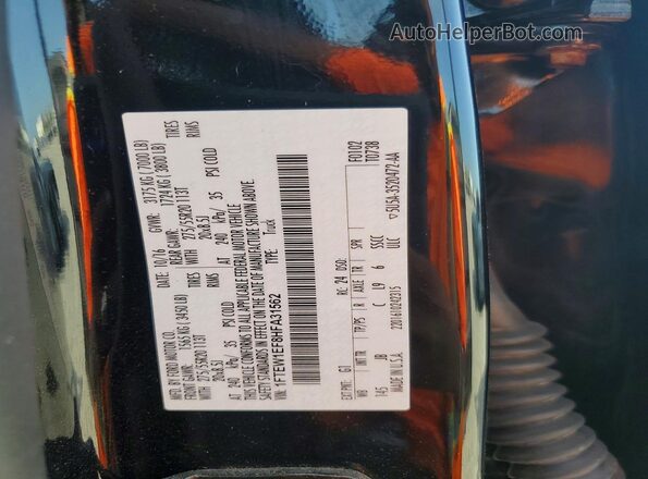1FTEW1EF8HFA31562 2017 FORD F150 Black ძრავის განყოფილების ხედი