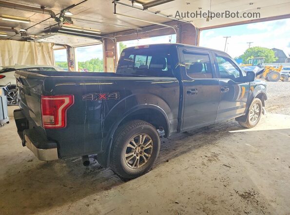 1FTEW1EF8HFA89445 2017 FORD F150 Черный Задняя правая четверть
