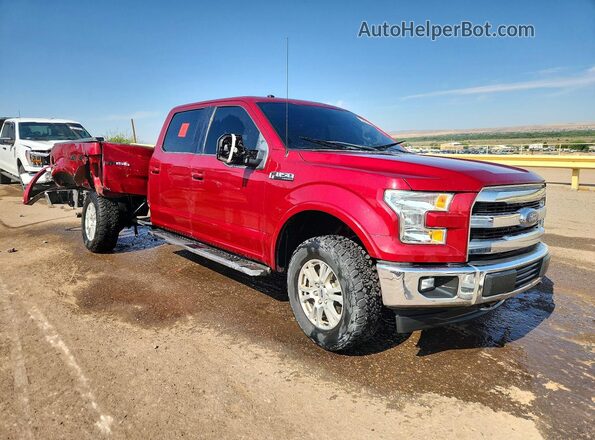 1FTEW1EF8HFB24422 2017 FORD F150 Red Առջևի աջ