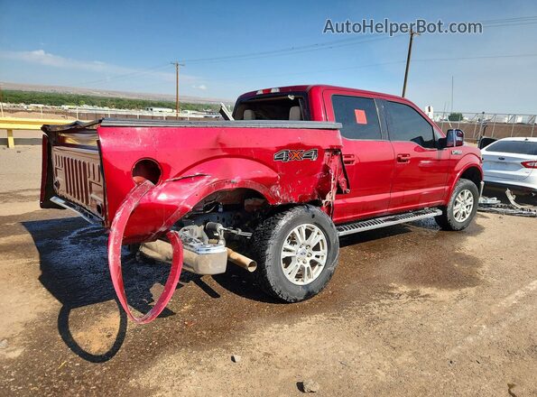 1FTEW1EF8HFB24422 2017 FORD F150 Red Հետևի աջ