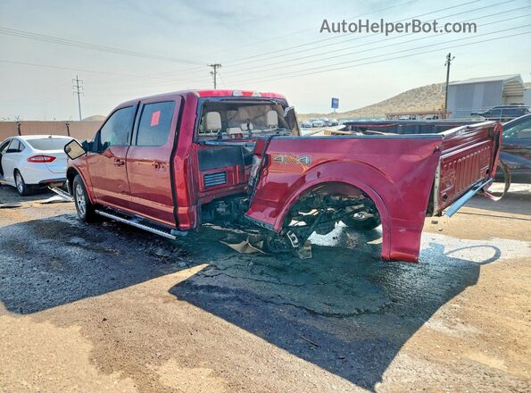 1FTEW1EF8HFB24422 2017 FORD F150 Red Հետևի ձախ