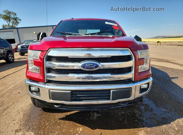 1FTEW1EF8HFB24422 2017 FORD F150 Red Դիմացի տեսք