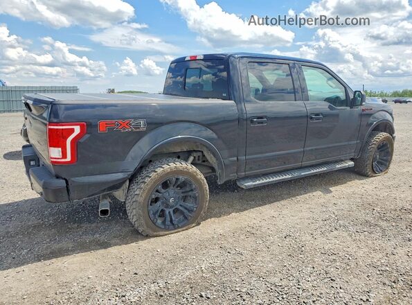 1FTEW1EF8HFC24410 2017 FORD F150 Black Trasero derecho