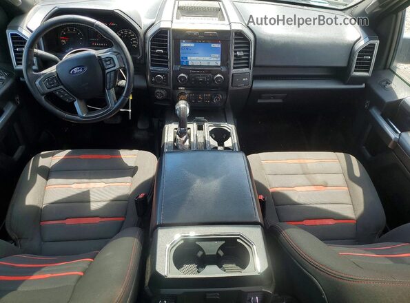 1FTEW1EF8HFC24410 2017 FORD F150 Black Vista del salpicadero