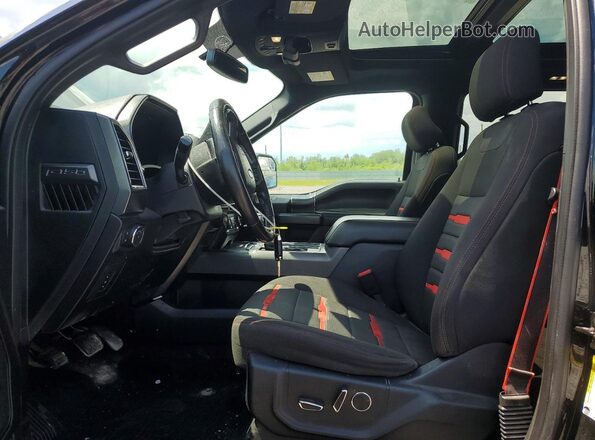 1FTEW1EF8HFC24410 2017 FORD F150 Black Vista interior delantera