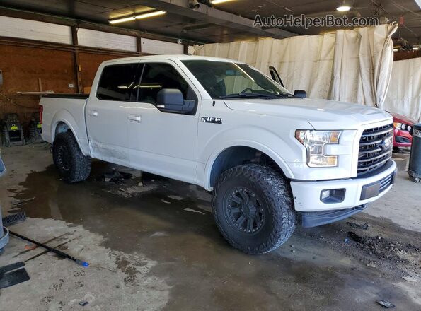 1FTEW1EF8HFC76779 2017 FORD F150 Белый Передняя правая четверть