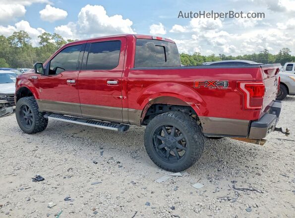 1FTEW1EF9GFA29771 2016 FORD F150 Red Rear left