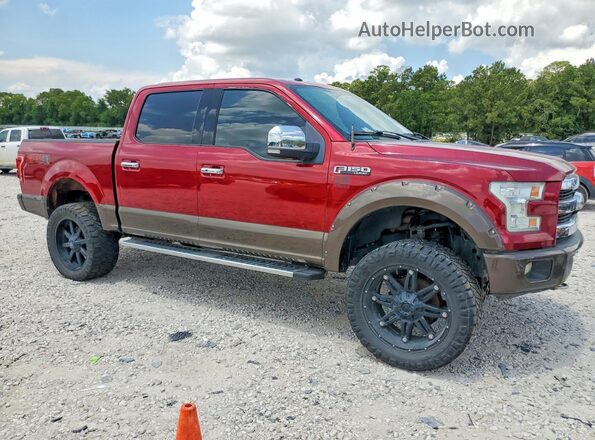 1FTEW1EF9GFA29771 2016 FORD F150 Red Front right
