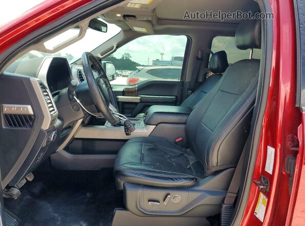 1FTEW1EF9GFA29771 2016 FORD F150 Red Front interior view