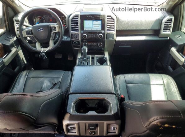 1FTEW1EF9GFA29771 2016 FORD F150 Red Dashboard view