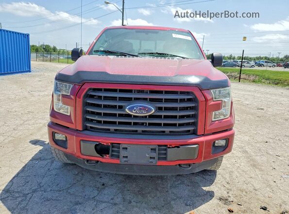 1FTEW1EF9GFA62320 2016 FORD F150 Красный Вид спереди
