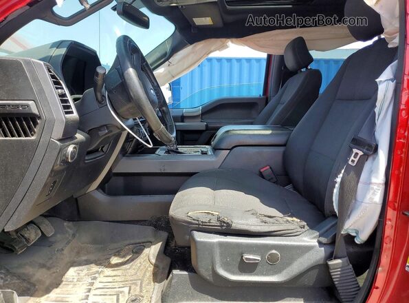 1FTEW1EF9GFA62320 2016 FORD F150 Красный Вид салона спереди