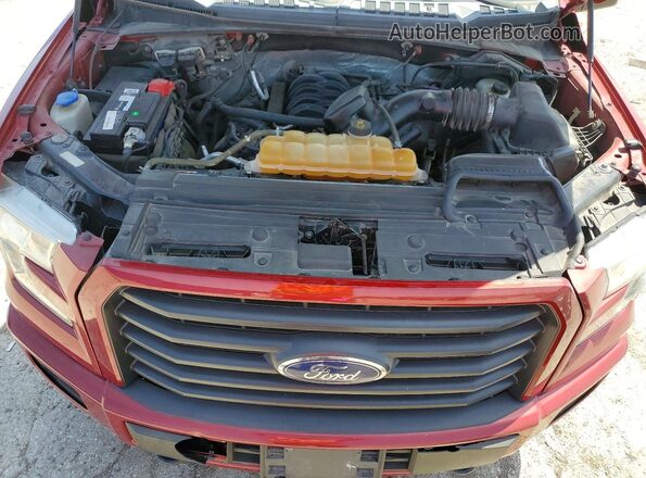 1FTEW1EF9GFA62320 2016 FORD F150 Красный Вид задней части салона
