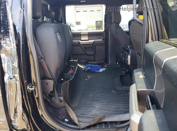 1FTEW1EF9GFC25449 2016 FORD F150 Black უკანა სალონის ხედი