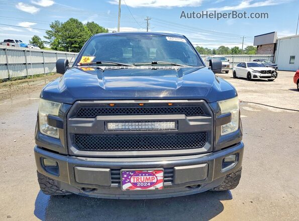 1FTEW1EF9GFC25449 2016 FORD F150 Black წინა ხედი