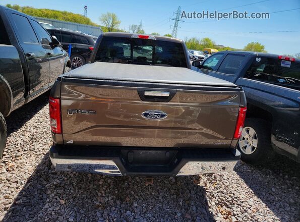 1FTEW1EF9GKD50622 2016 FORD F150 Tan Vista trasera