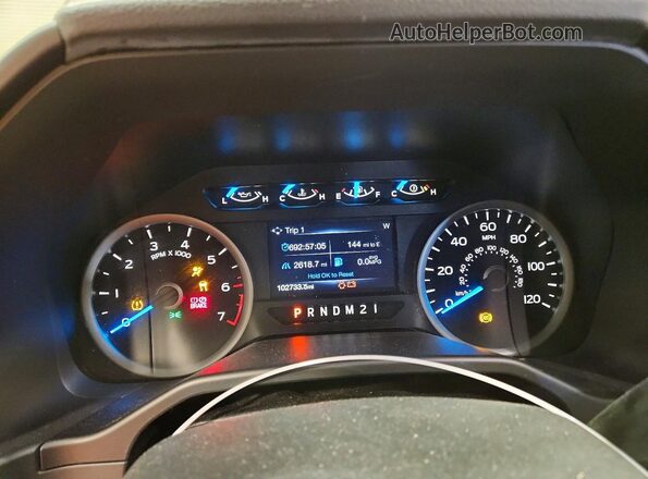 1FTEW1EF9GKD50622 2016 FORD F150 Tan Vista del cuadro de instrumentos