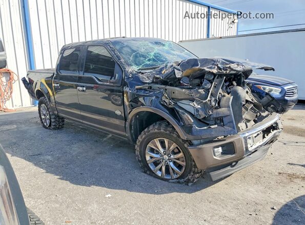 1FTEW1EFXHFA25343 2017 FORD F150 Black Przód prawy