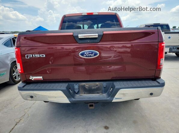 1FTEW1EFXHKC23542 2017 FORD F150 Red Հետևի տեսք