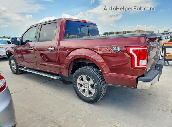 1FTEW1EFXHKC23542 2017 FORD F150 Red Հետևի ձախ