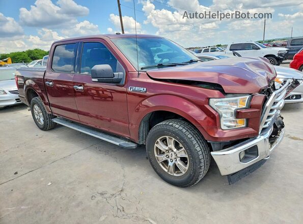 1FTEW1EFXHKC23542 2017 FORD F150 Red Առջևի աջ