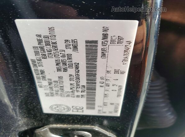 1FTEW1EG0GFA24662 2016 FORD F150 Black Engine compartment view