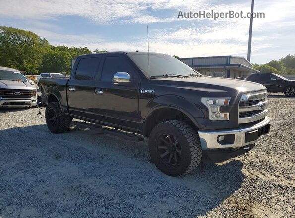 1FTEW1EG0GFA24662 2016 FORD F150 Black Front right
