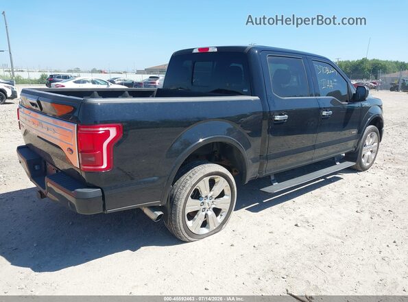1FTEW1EG0GFD51935 2016 FORD F150 Black უკანა მარჯვენა