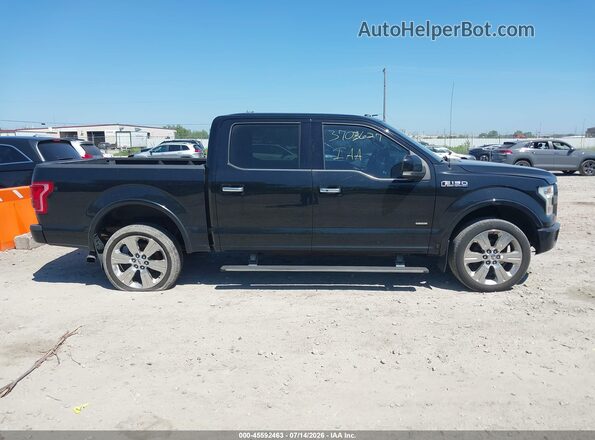 1FTEW1EG0GFD51935 2016 FORD F150 Black უკანა სალონის ხედი
