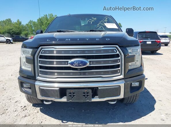 1FTEW1EG0GFD51935 2016 FORD F150 Black ხელსაწყოთა პანელის ხედი