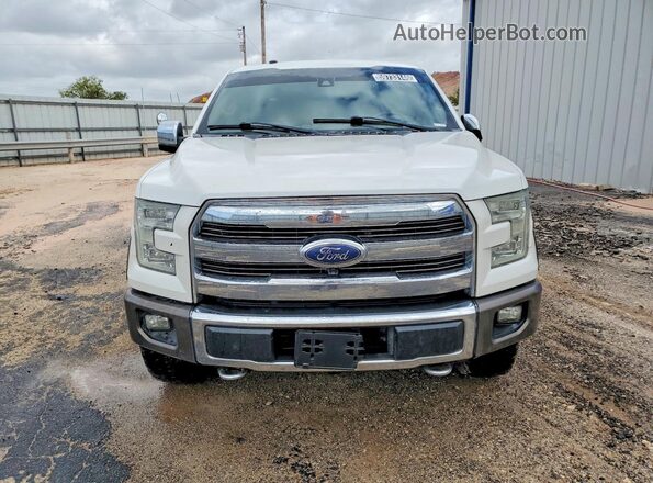 1FTEW1EG0GFD54415 2016 FORD F150 White Вид спереду