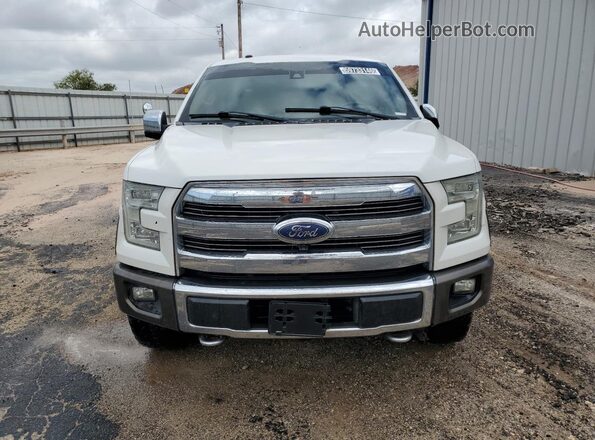 1FTEW1EG0GFD54415 2016 FORD F150 White Панорамний вид салону 360°