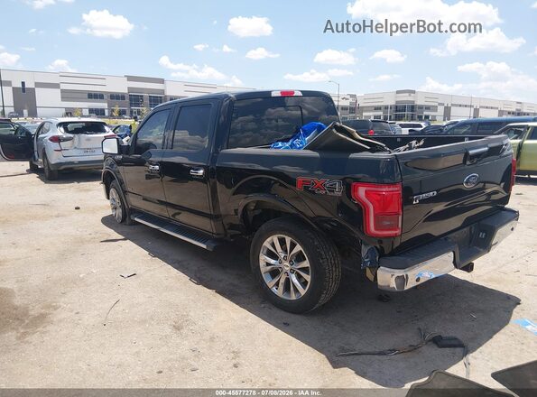 1FTEW1EG0GKD21485 2016 FORD F150 Black Задня ліва чверть