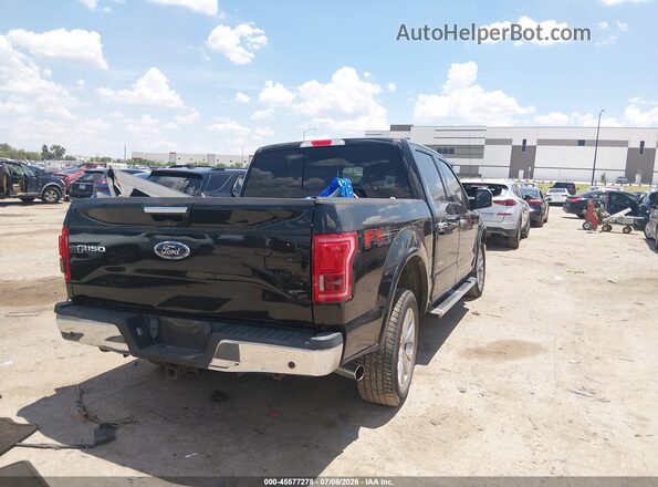 1FTEW1EG0GKD21485 2016 FORD F150 Black Задня права чверть