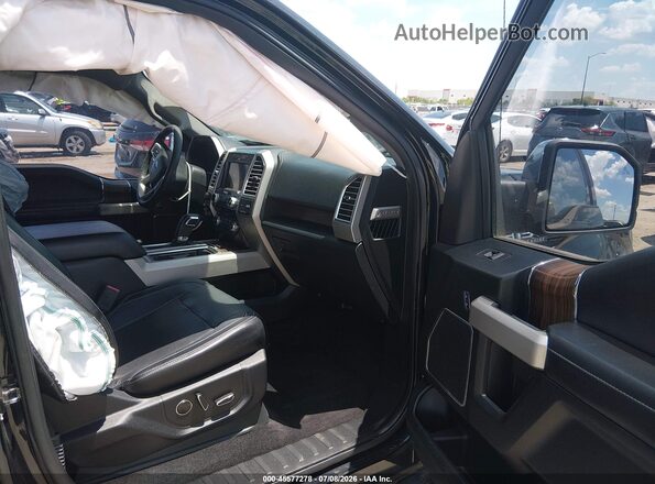 1FTEW1EG0GKD21485 2016 FORD F150 Black Вид салону спереду