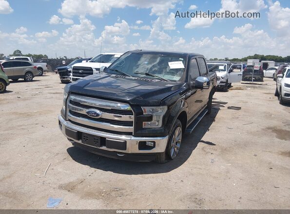 1FTEW1EG0GKD21485 2016 FORD F150 Black Передня ліва чверть