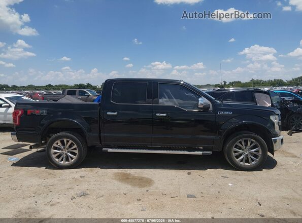 1FTEW1EG0GKD21485 2016 FORD F150 Black Вид щитка приладів