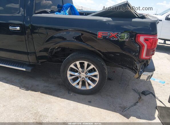 1FTEW1EG0GKD21485 2016 FORD F150 Black Вид спереду
