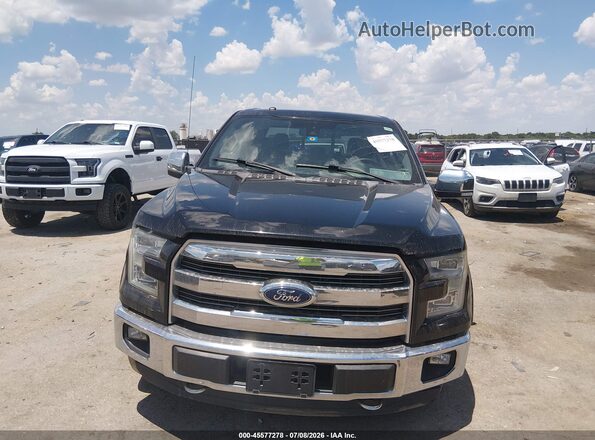 1FTEW1EG0GKD21485 2016 FORD F150 Black Вид панелі приладів
