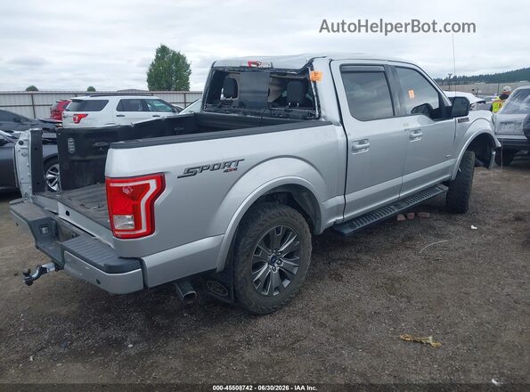 1FTEW1EG0HFA29068 2017 FORD F150 Silver Rear right