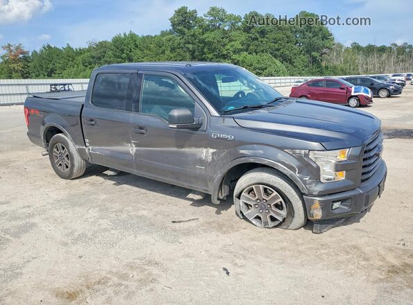 1FTEW1EG0HFB47119 2017 FORD F150 Gray წინა მარჯვენა