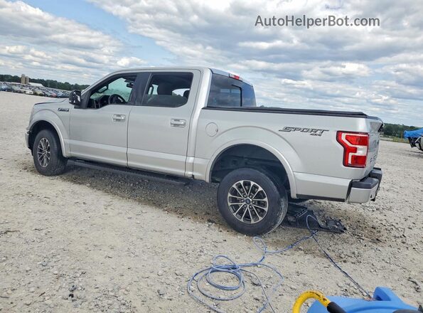 1FTEW1EG0JFA29206 2018 FORD F150 Silver უკანა მარცხენა