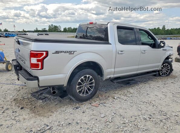 1FTEW1EG0JFA29206 2018 FORD F150 Silver უკანა მარჯვენა